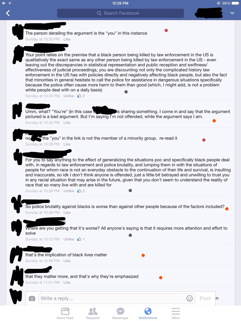 Illustration for article titled Don't Argue with Idiots on FB: A Lesson In 19 Screenshots